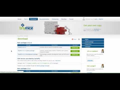 Install TinyMCE WYSIWYG Editor in Drupal 7