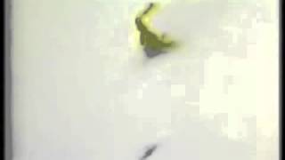 Skiier Demonstrates Newtons 1st Law of Motion