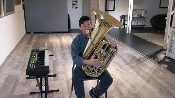 Brass Lip Bends: Whole Notes in Half Steps with a Drone