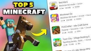 I Found Top 5 Games Like Minecraft On Android 😱😱😱