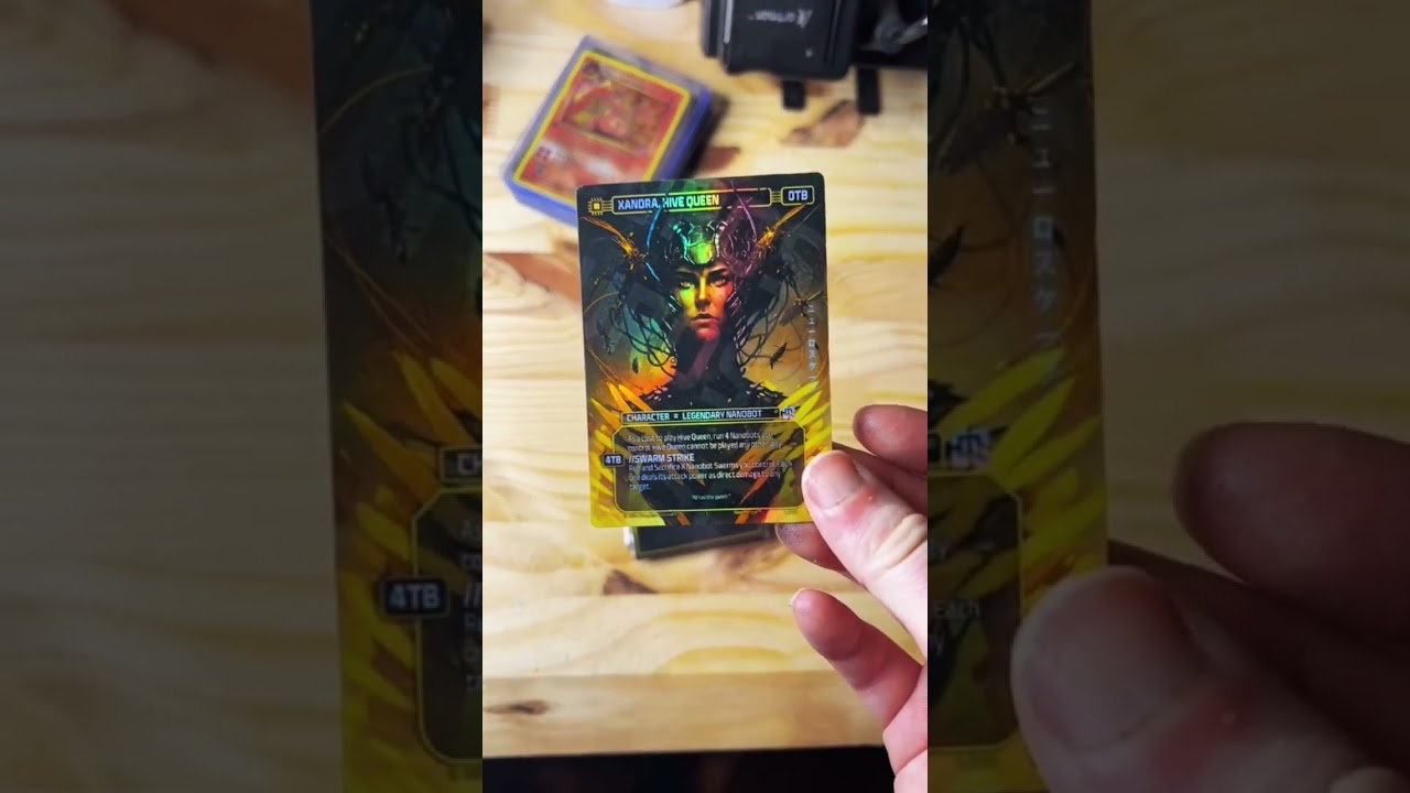 One of our first Holofoil test prints. 