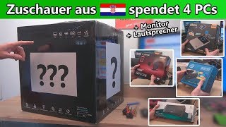 Zuschauer spendet 4 PCs 😲 Intel NUC ✅ Sapphire Edge ✅ Zbox ✅ USB-Monitor ✅ SSDs