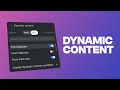 Introducing: Dynamic Content 👁️