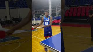 Ant playing table tennis 💀 #paris2024 #basketball screenshot 2