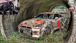 Rebuilding a NISSAN GT-R R35 Liberty Walk - Forza Horizon 5 | Thrustmaster T300RS Gameplay.