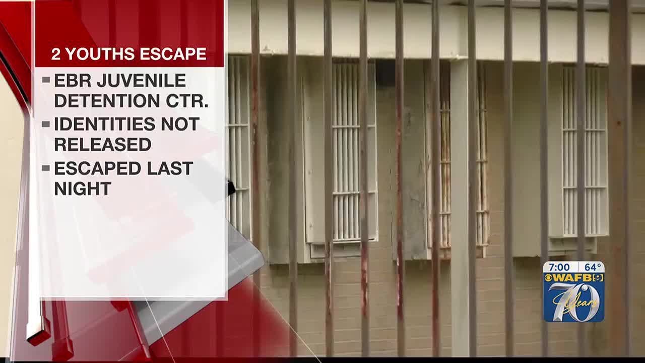 2 teens escape from EBR Juvenile Detention Center - YouTube
