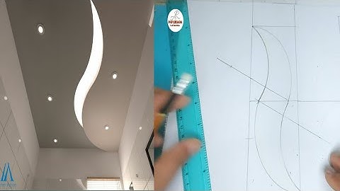 How to draw latest pop false ceiling design By ARpopDesign