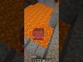 Gravel close call (again) #100dayschallenge #nether #minecraft #funnymoments