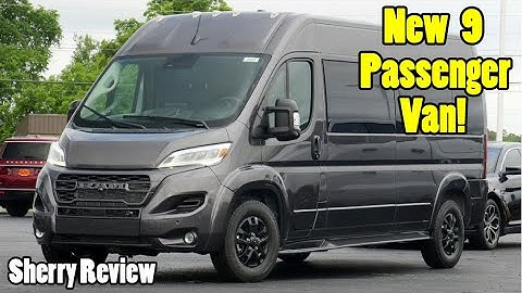 NEW 9 Passenger Conversion Van - 2024 Ram ProMaster | Sherry Review