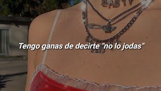 Video thumbnail of "babi - me sabe mal |LETRA"