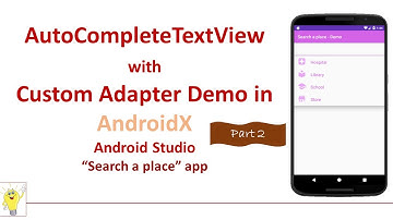 AutoCompleteTextView with Custom Adapter in AndroidX | Part 2
