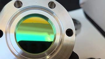 CF40 Zinc Selenide Vacuum Window for Mid-IR 8–12 µm with Broadband AR Coating