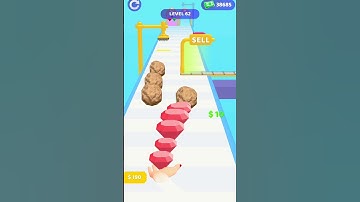 INSANE!! Gem Stack Run 62 #gaming #gemstack #shorts