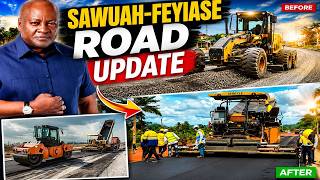 #wow 😲KOFI JOB Did It Again!🔥Sawuah-Feyiase Road Fully Asphalted + Airport T2 & Anwiankwanta Update