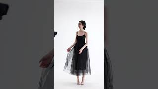 The Beautiful 2-strap Black Dress Resimi