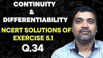 34. Find all the points of discontinuity of f defined by f (x) = | x | – | x + 1|.