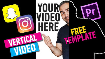 📷 Free Vertical Video Template for Instagram Stories & Snapchat - for Adobe Premiere Pro 2017