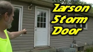 Larson Storm Door with Dog Passage