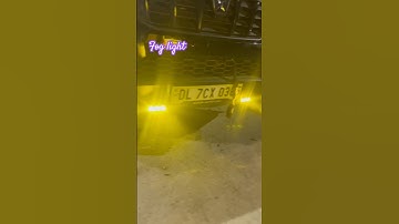 Scorpio N fog light installation in Sonu Car #fog #shortsfeed #shorts