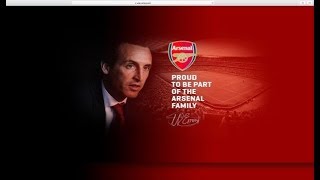 UNAI EMERY OFFICIALLY SIGNS AS ARSENAL’S MANAGER !!!!