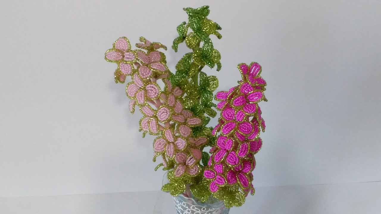 Полевые цветы из бисера, мастер - класс с фото, пошагово