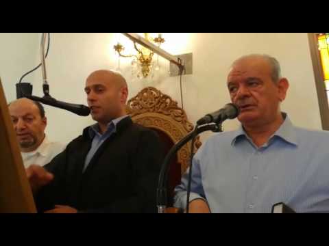 انتم الذين بالمسيح اعتمدتم اداء المرتل علاء خليف 