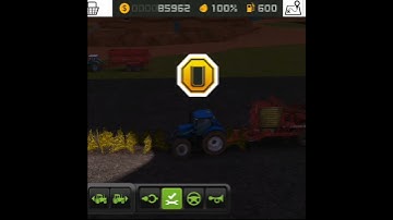 Collecting Patato and Unload to Silo In FS 18 | FS18 Gameplay| Farming 18 | FS18 Timelapse | #shorts