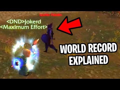 A 13 Year Old WoW Record Was Finally Broken