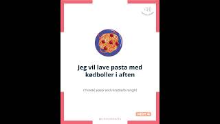 The modal verb VIL - meanings and use 🇩🇰 #denmarklife #danish #danishlanguage