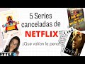 5 series cancelas de NETFLIX| Series que te recomiendo|