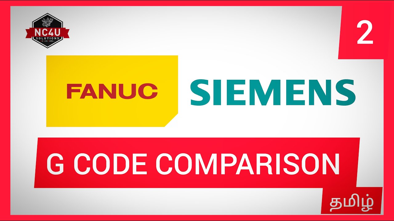 Fanuc Program VS Siemens Program G code Comparison 2 - Mastercam ...