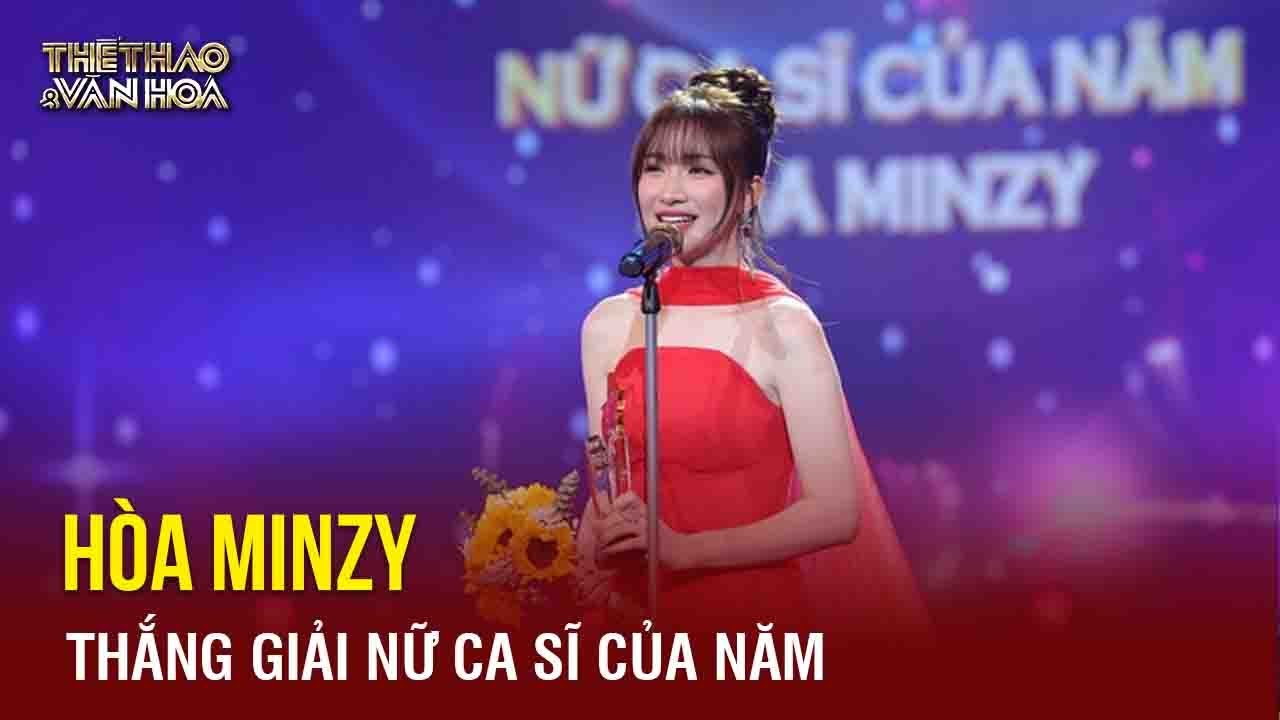 Hòa Minzy thắng giải Nữ ca sĩ của năm tại lễ trao giải Cống hiến