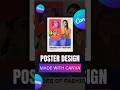 Fashion Poster Design in #canva - #shorts #canvadesign #posterdesign