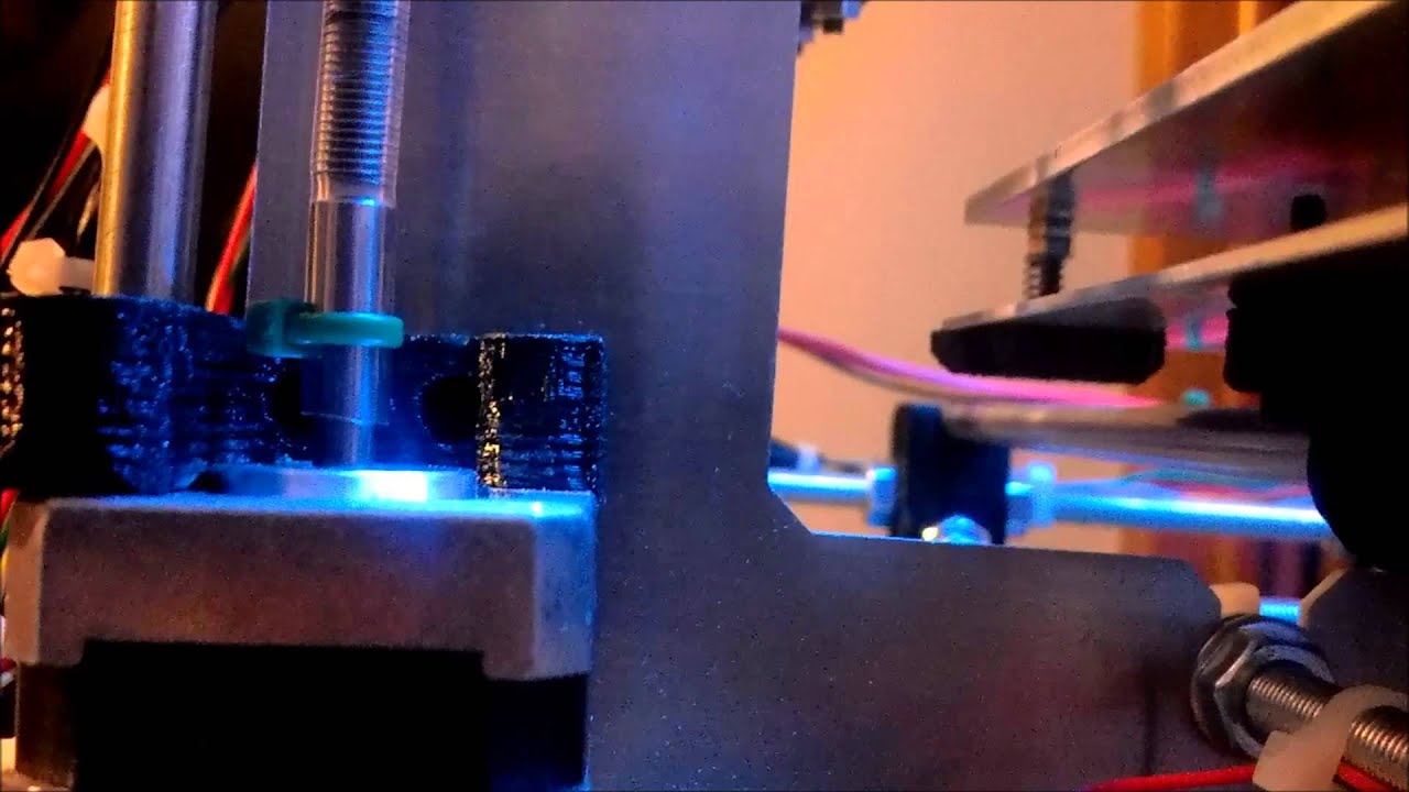 Quick Shot of Z axis motors when I try to home my Prusa i3 YouTube