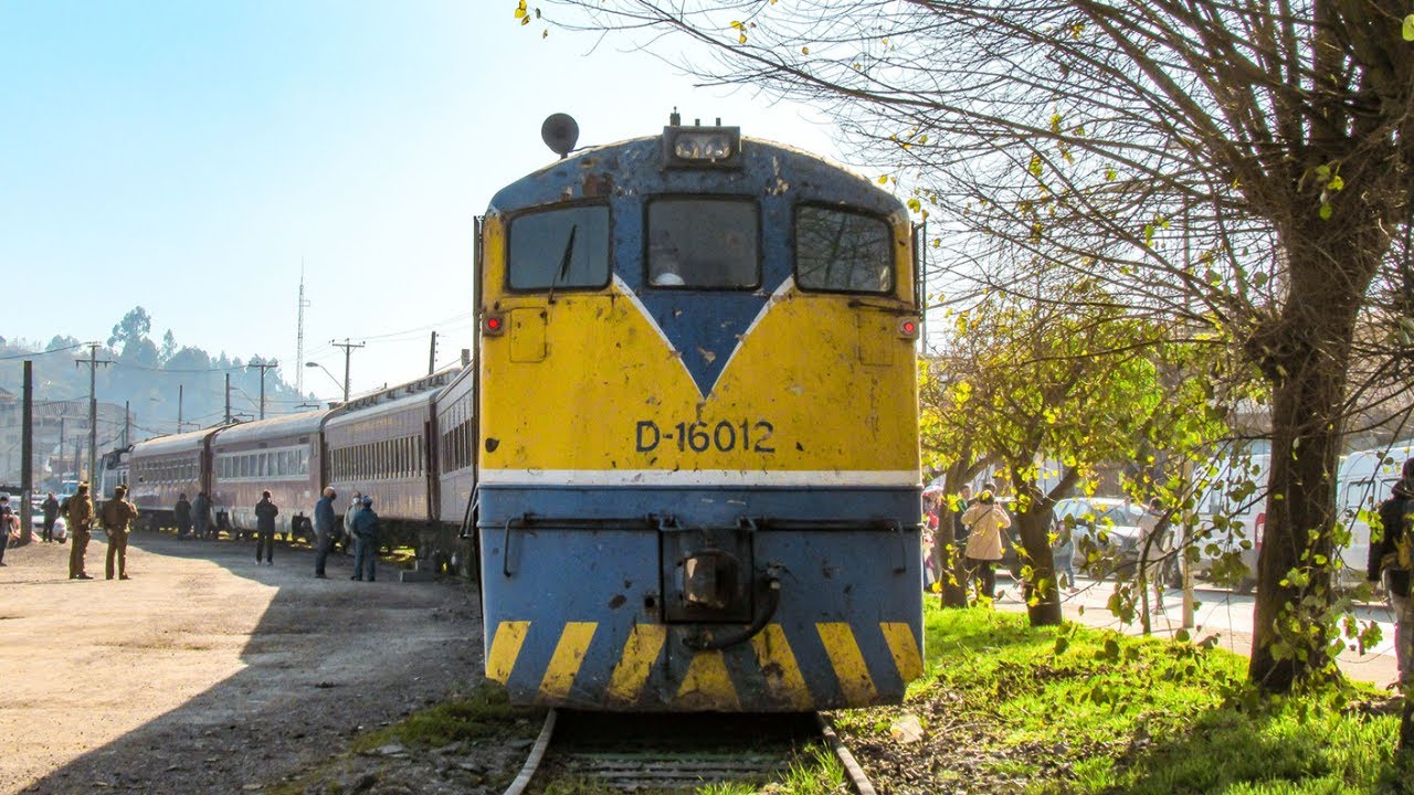 EFE | Día de los Patrimonios | Viaje Histórico del Tren del Recuerdo a Lota.