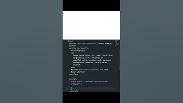Modal in HTML Just Take 50s | #shorts #shortvideo #mdrakib #rakib
