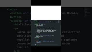Modal in HTML Just Take 50s | #shorts #shortvideo #mdrakib #rakib