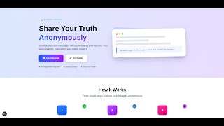 Build an Anonymous Messaging App with Next.js & MongoDB – Share Your Secret Link! screenshot 5