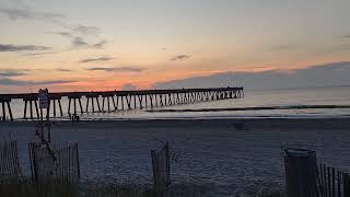 Early Morning Sunrise at Crystal Pier aka Oceanic Pier at Wrightsville Beach NC