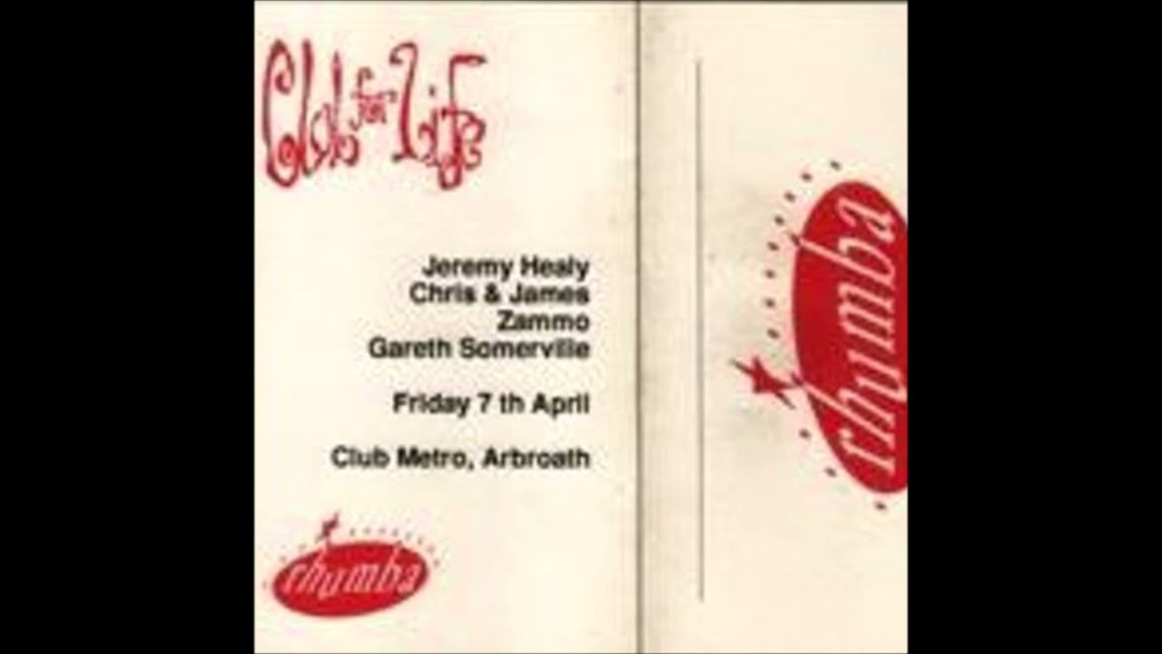 Jeremy Healy   Rhumba Club For Life Night, 7th April '95 Club Metro @ Arbroath