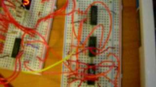 3 Bit Counter with Seven Segment Display