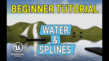 Unreal Engine 5 Beginner Tutorial | Material Water Effects & Splines