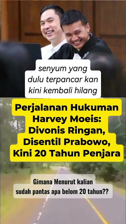 Kini Hilang Senyum manis itu: Perjalanan Hukuman Harvey Moeis'#harveymoeis #viral