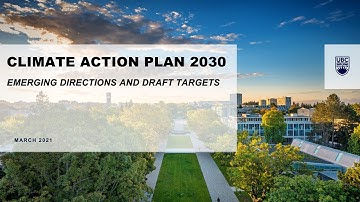 UBC Vancouver Climate Action Plan 2030 Presentation