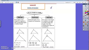 similarity of triangles