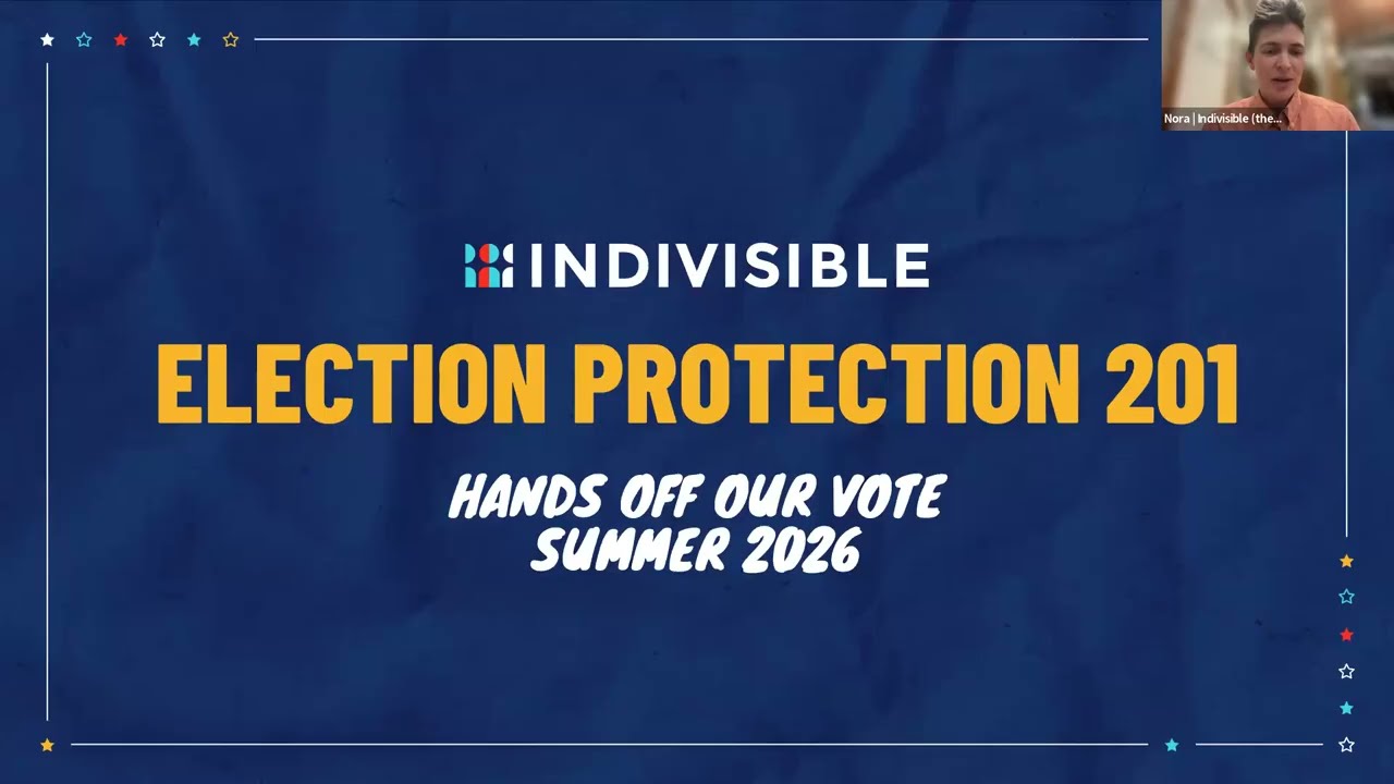 Hands Off Our Vote: Election Protection 201 Training