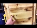 Pallet wood cabinet pt2 Pallet wood cabinet pt2