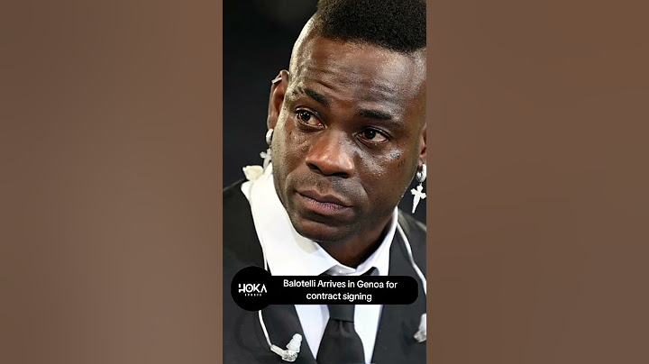 Balotelli Arrives in Genoa for contract signing | 28/10/2024 #hokasports #football