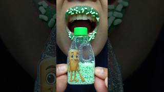 ASMR Anomaly | Tungtung Sahur Pear Candy Scrub into Green Detergent Powder Candy #short #shorts 1167