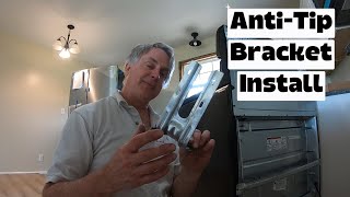 Anti-Tip Range / Stove Bracket Install